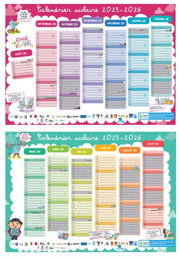 Cal scolaire 2025 2026