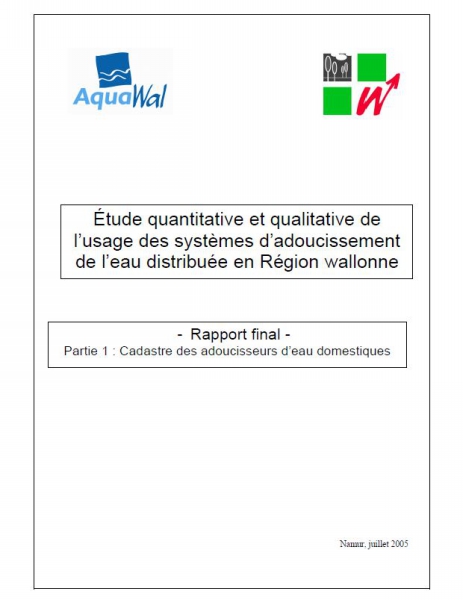 Cover étude adoucisseurs